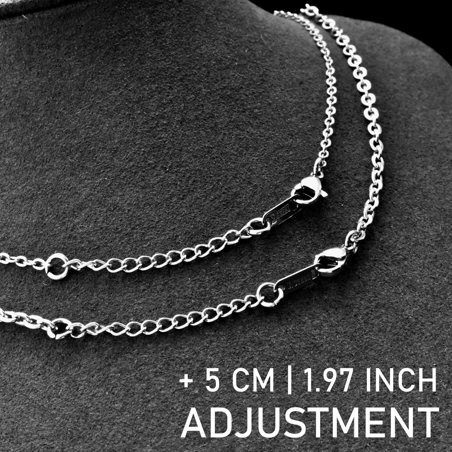 Cupids Bow and Arrow Heart Couple Necklace Set of 2, Gift for Couples, His & Hers Necklace, Silver Matching Necklace, Gifts for Her and Him - LoveBrasleT - Couple Gift Store
