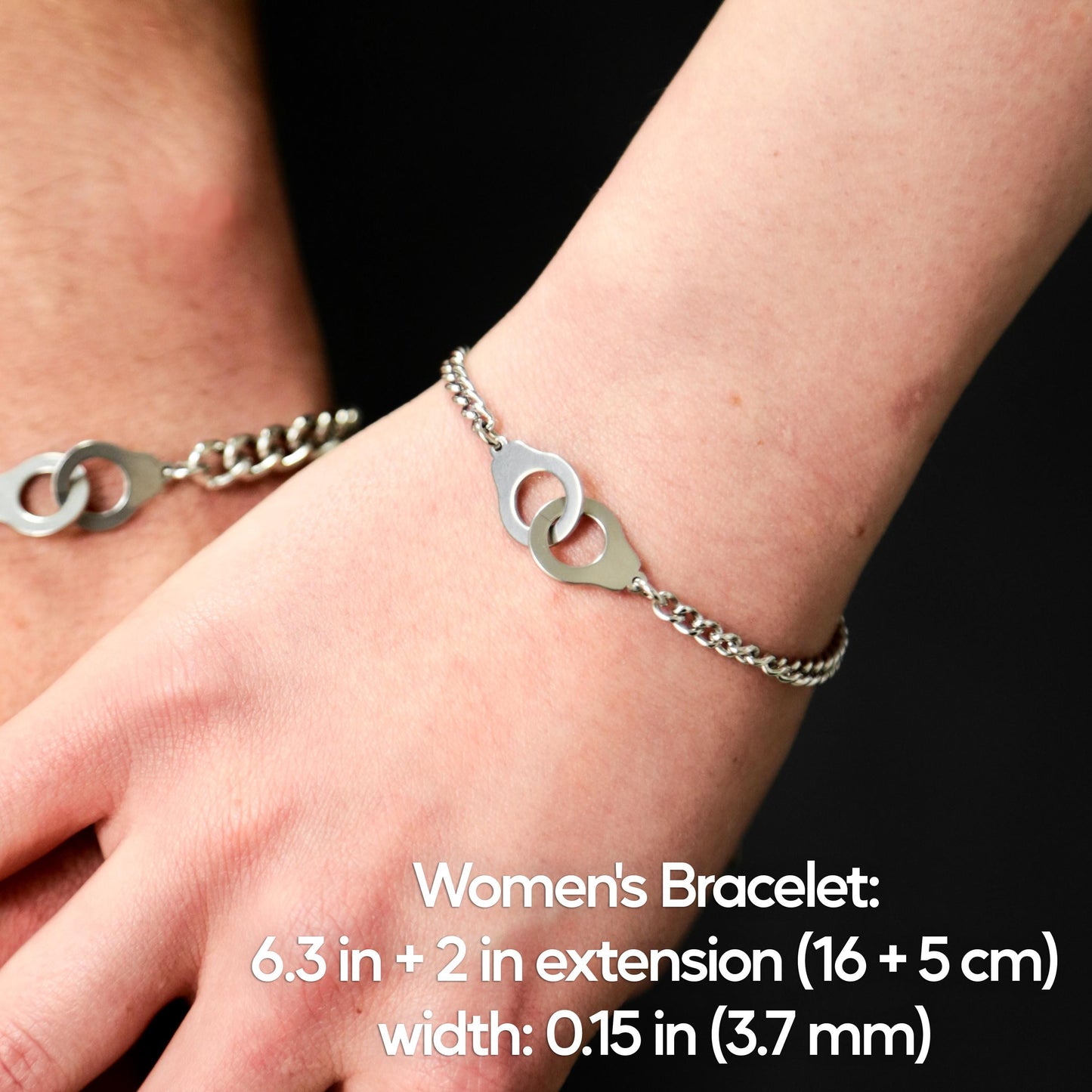 Matching Bracelets with Handcuffs or Hearts for Couples - LoveBrasleT – Matching Couples Gift Store