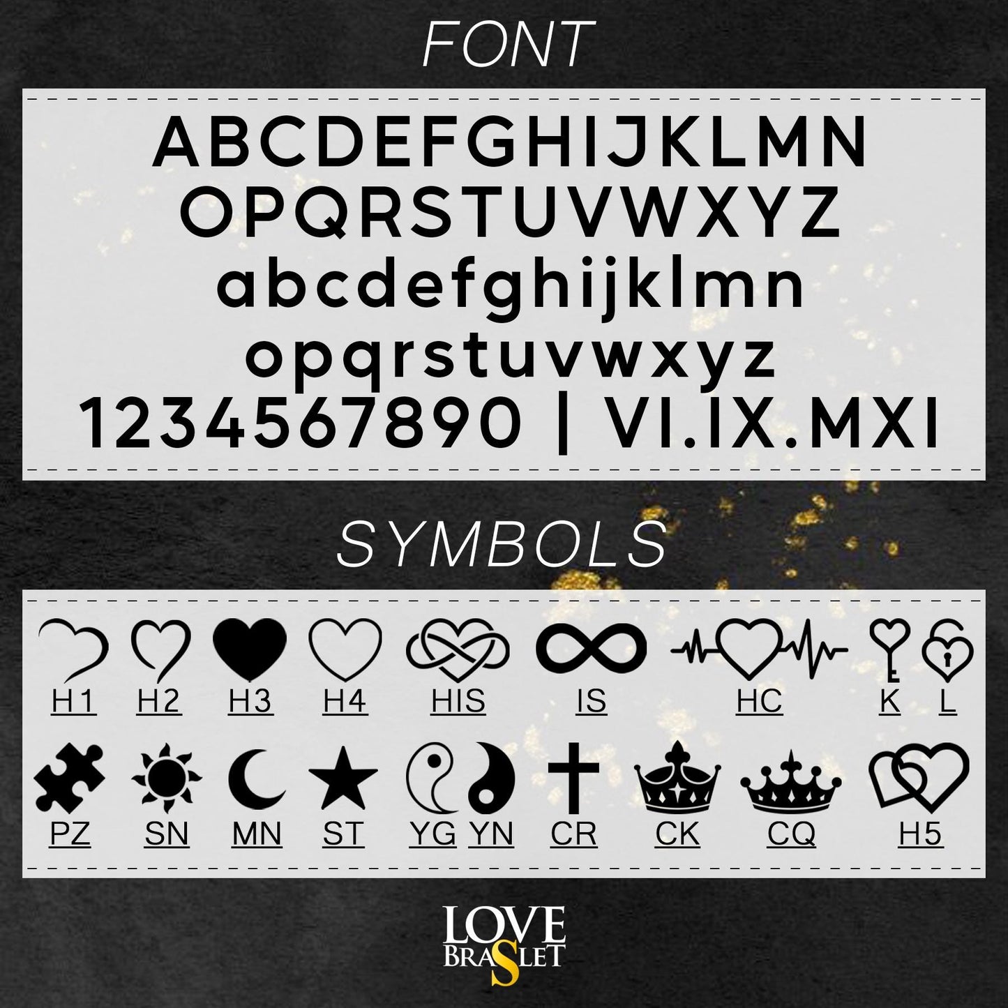 Personalized Beaded Matching Bracelet for Couples with Black stone Lava - LoveBrasleT – Matching Couples Gift Store