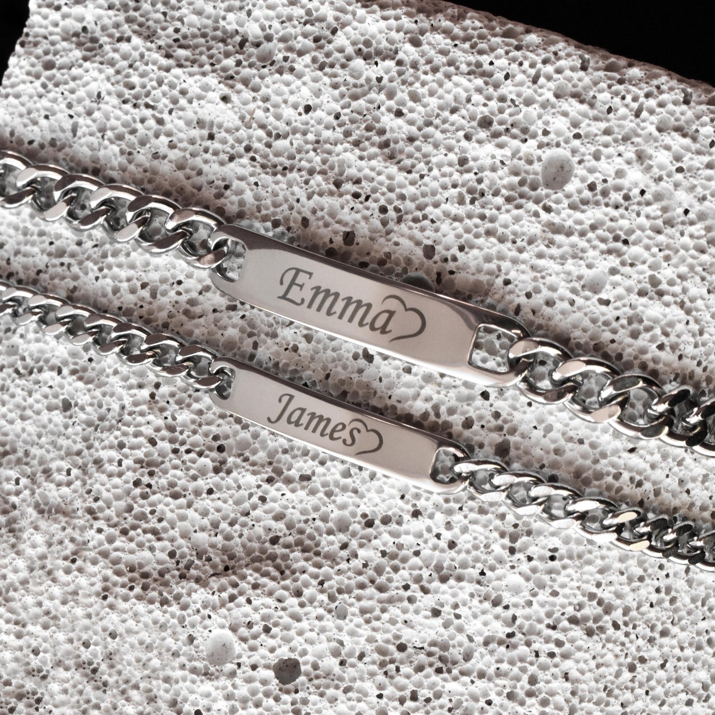 Personalized Couple Bracelets – Custom Engraved Name & Date Matching Set - LoveBrasleT - Couple Gift Store