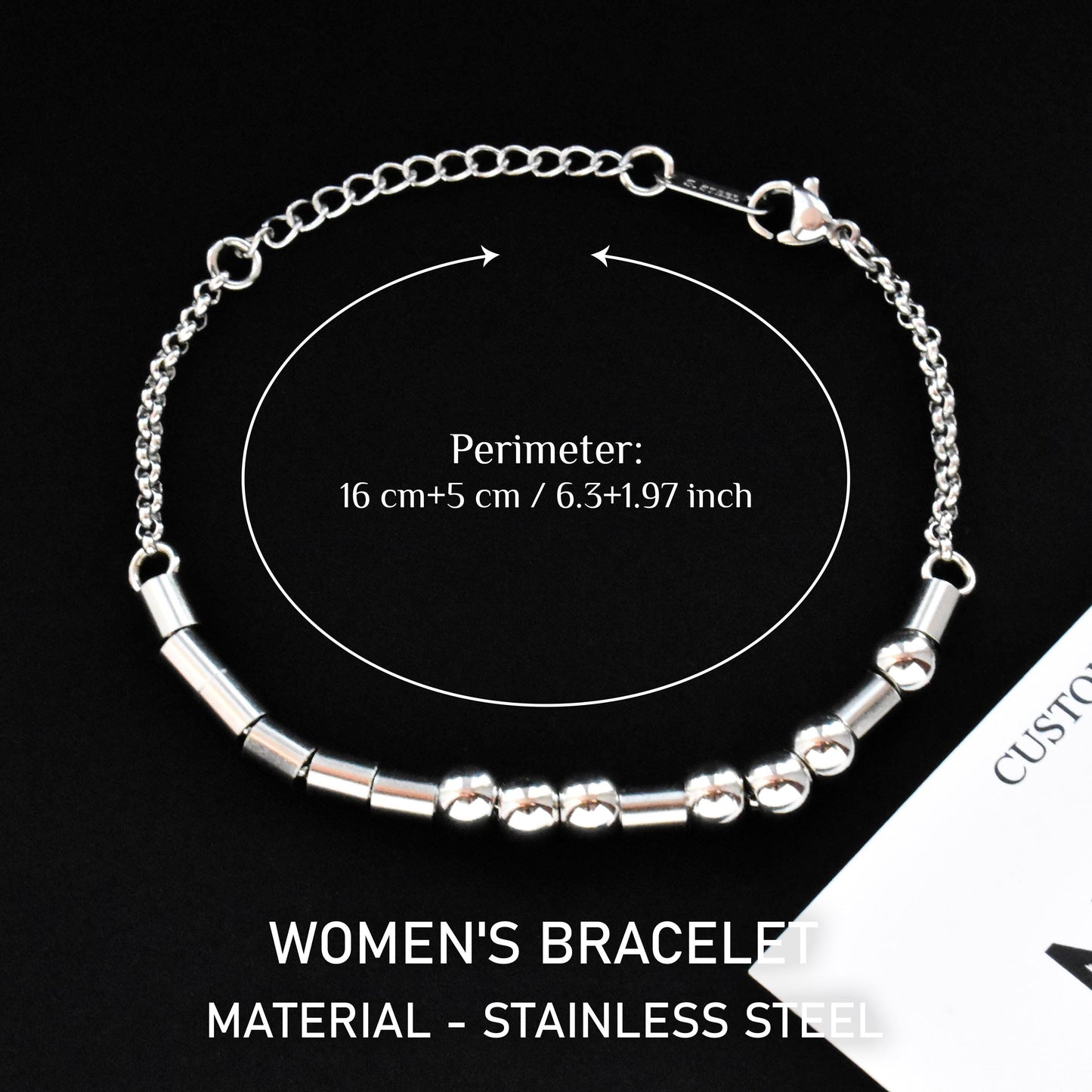 Personalized Morse Code Couple Bracelets, Custom Hidden Message Matching Bracelet, Secret Beaded Name, Gift for couples, friend, His & Her - LoveBrasleT - Couple Gift Store