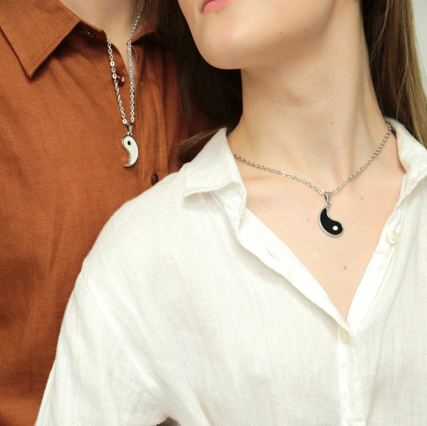 Yin - Yang collection of Couples Bracelets and Couples Necklace, Gift for Couples, Gift for Her, Gift for Him, magnetic bracelet with Yin - Yang - LoveBrasleT - Couple Gift Store