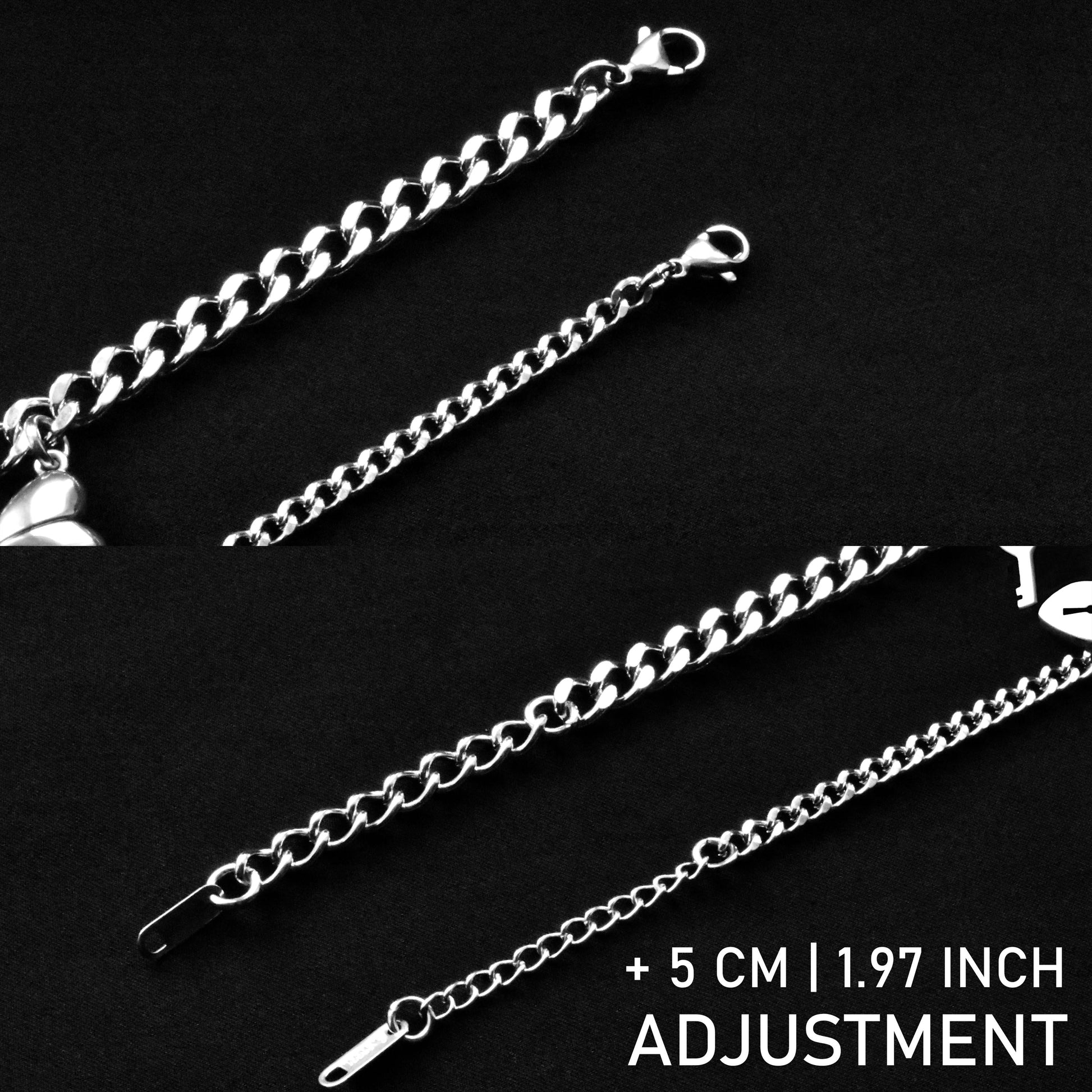 Couple Bracelets Key & Lock and Magnetic Heart | Matching Bracelets Set, Gift for Couples, Friendship, His and Hers Jewellry, long distance - LoveBrasleT - Couple Gift Store