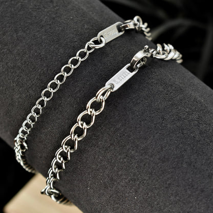 Couple Bracelets with engraved Hearts "I love you", Matching Jewelry, Gift for Lovers, Friendship, Husband Wife, His and Hers Bracelets - LoveBrasleT - Couple Gift Store