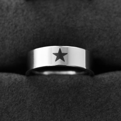 Personalized Couple Rings Moon, Sun, Star | Custom Name Ring Engraved, Promise Gift for Couples, BFF, Matching ring set, Jewelry Gift & Him