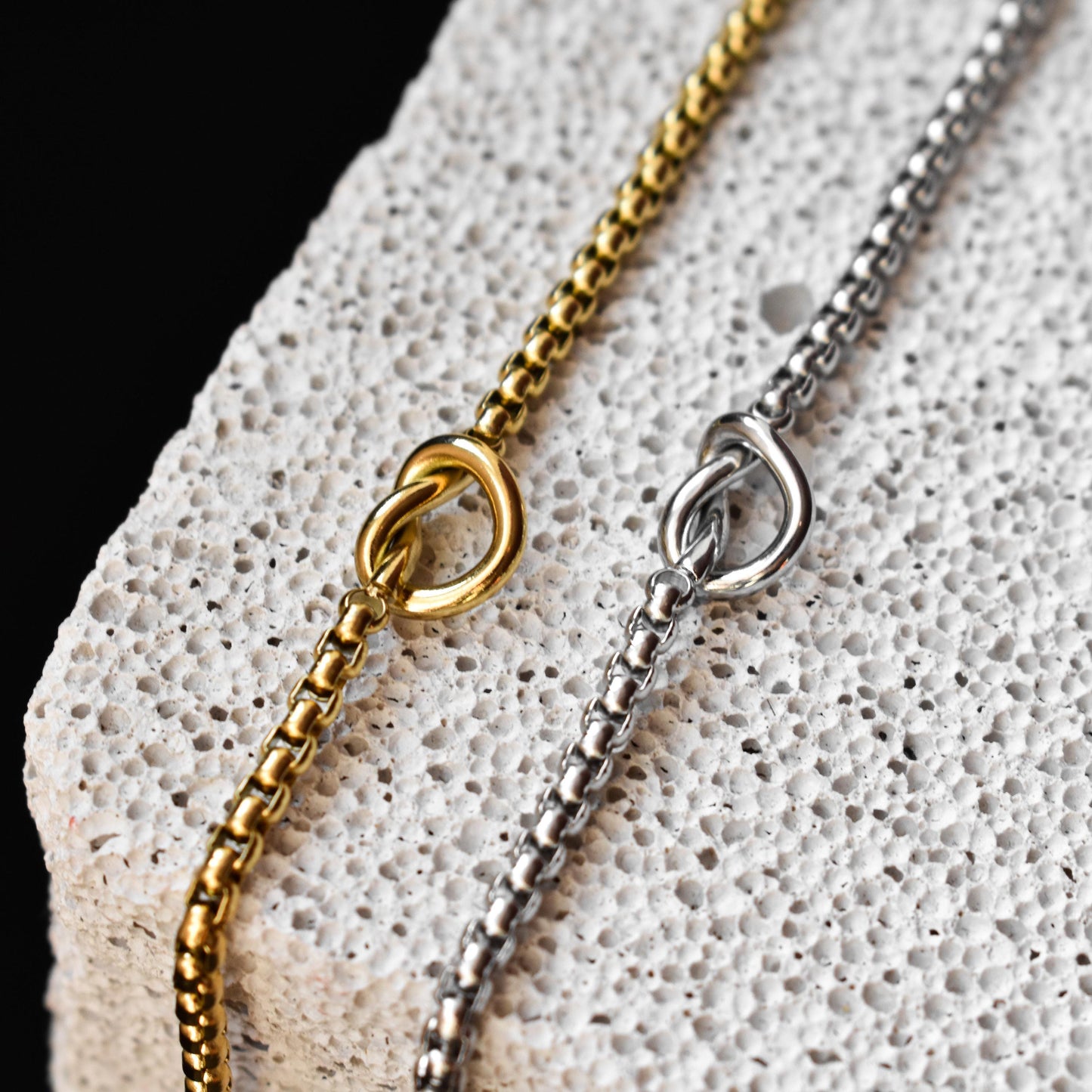 Gold & Silver Knot Matching Bracelets, Couples Dainty Bracelet set, His Hers Jewelry, Friendіship Gifts for Her Him, Anniversary, Christmas