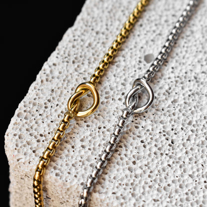 Gold & Silver Knot Matching Bracelets, Couples Dainty Bracelet set, His Hers Jewelry, Friendіship Gifts for Her Him, Anniversary, Christmas