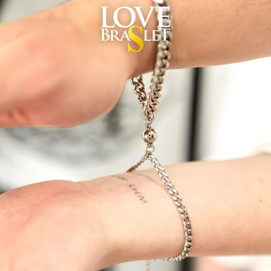 Matching Couples Bracelets with Round magnets, Relationship Gift For Boyfriend, Magnetic Bracelet Set Of 2, His & Hers Jewelry, Couple Gift - LoveBrasleT - Couple Gift Store