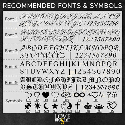 Personalized Couples Bracelet Initials on Movable Heart - LoveBrasleT – Matching Couples Gift Store