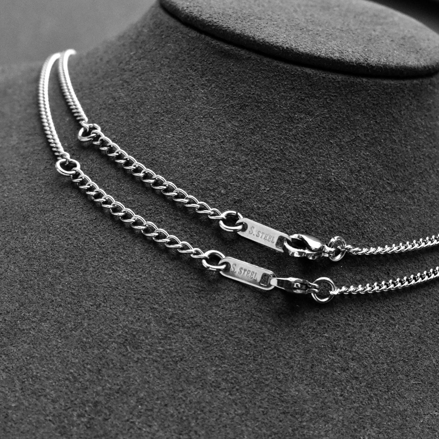 Personalized Engraved Initials Couple Necklace Puzzle, Matching Necklace for Him Her, Custom Necklace, Couple Gifts, His and Hers Jewelry - LoveBrasleT - Couple Gift Store