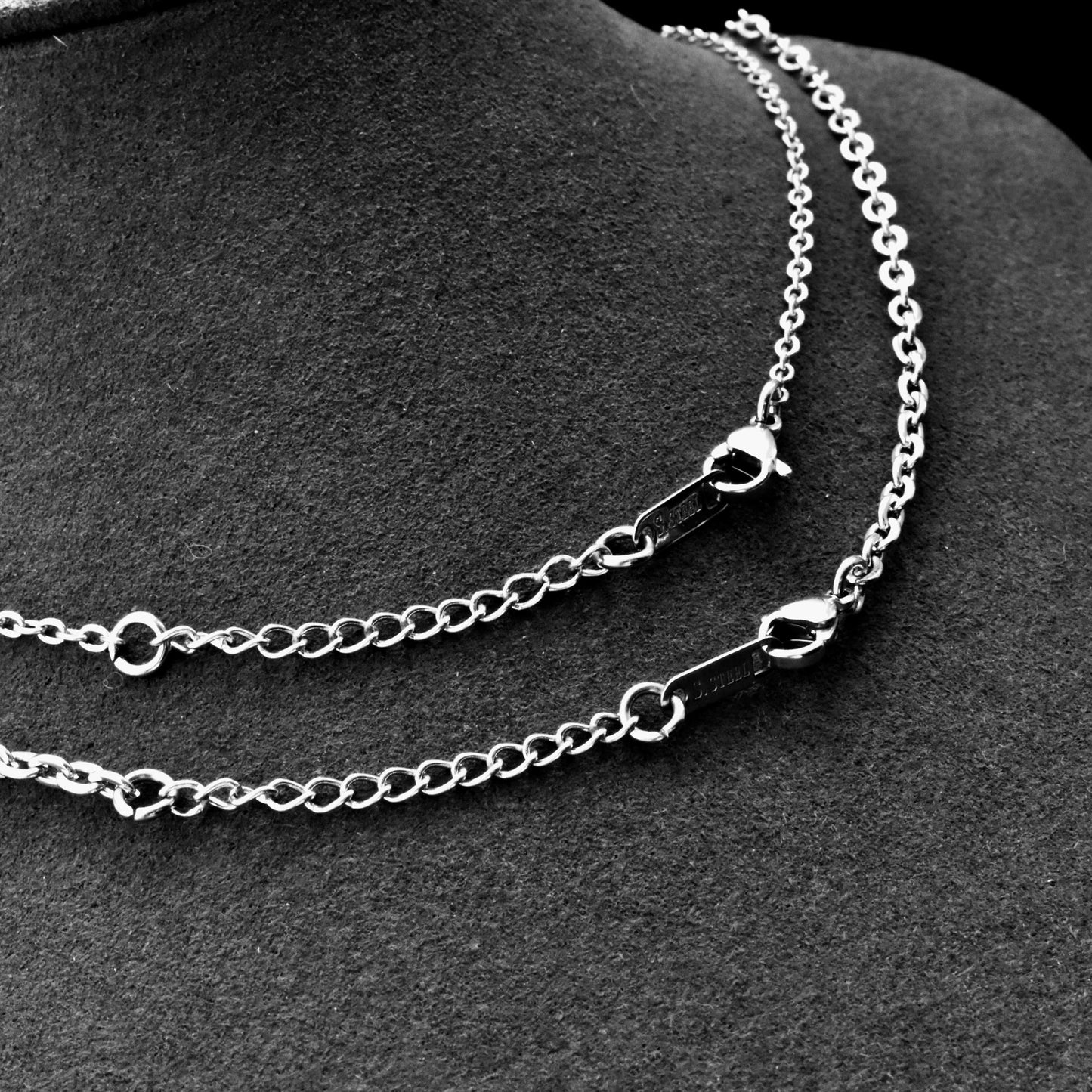 Set of 2 Key and Lock Couple Necklace, Gift for Couples, His and Hers Necklace, Silver Matching Necklace, Gift for Her/Him, Best Friend Love - LoveBrasleT - Couple Gift Store